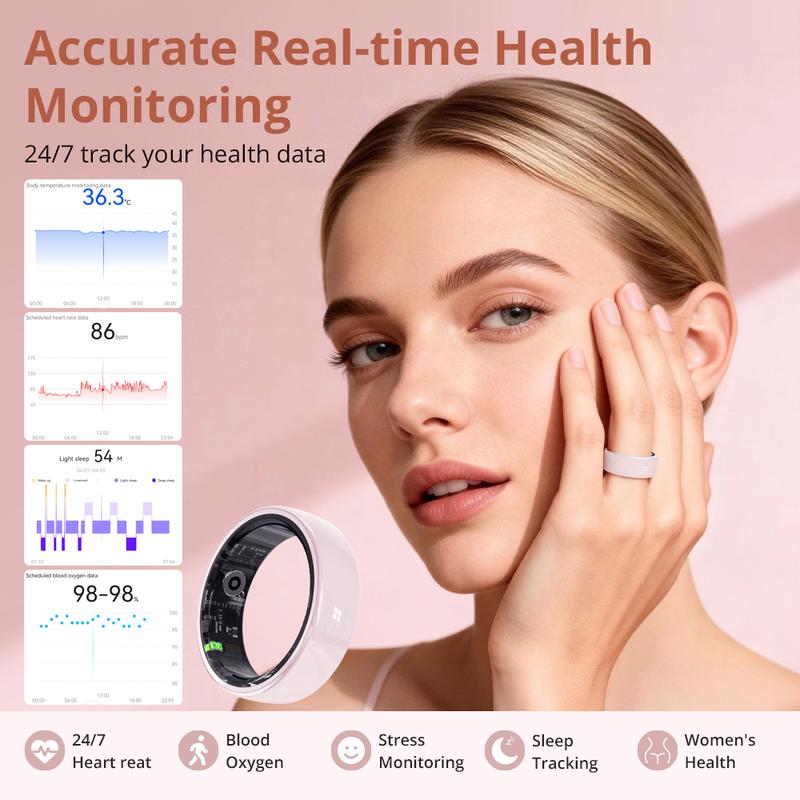 Smart Health Ring – Sleep & Wellness Tracker