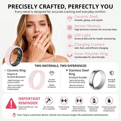Smart Health Ring – Sleep & Wellness Tracker